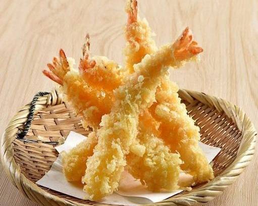 Crevettes tempura (4 mcx) / Shrimp Tempura (4 Pcs) 天妇罗炸虾